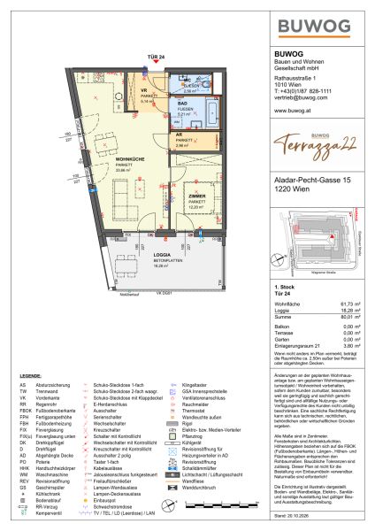 Terrazza22 - Ein Zuhause zum Aufblühen in der Aladar-Pecht-Gasse 15+17, 1220 Wien
