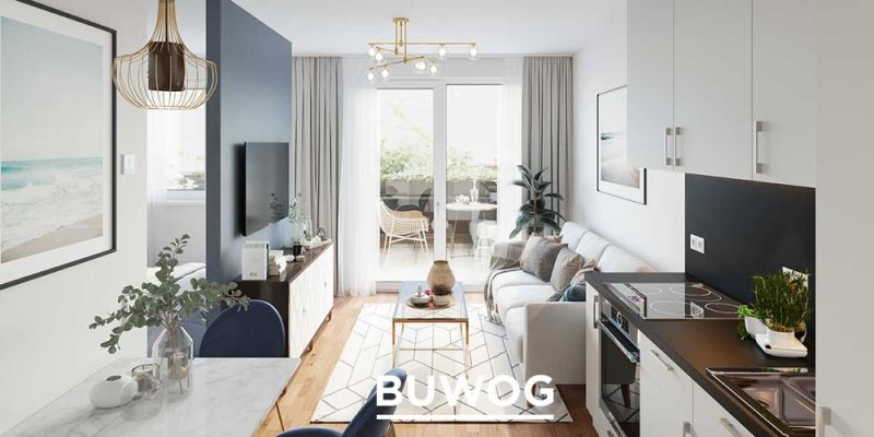 Erstbezug - Neubau. Hofseitige 1-Zimmerwohnung mit Freiflche. /  / 1100 Wien / Bild 1