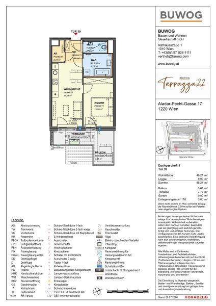 Terrazza22 - Ein Zuhause zum Aufbl�hen in der Aladar-Pecht-Gasse 15+17, 1220 Wien /  / 1220&nbsp;Wien / Bild 1