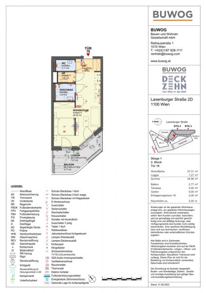 DECK ZEHN Hochwertige Vorsorge-Wohnung mit Freiflche - PROVISIONSFREI direkt vom Bautrger /  / 1100 Wien / Bild 1