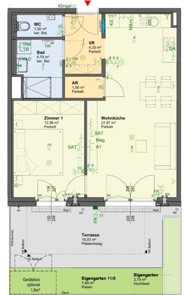Obere Alte Donau - Neubau Erstbezug - Garten mit Terrasse, provisionsfrei /  / 1210&nbsp;Wien / Bild 2