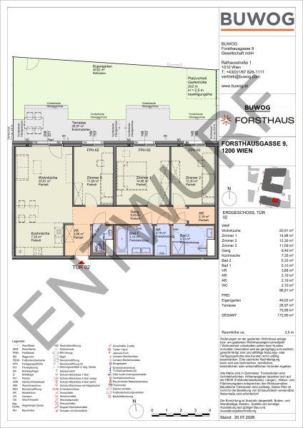 FORSTHAUS - Gartenwohnung - 4 Zimmer mit gro�er Freifl�che N�he Donaukanal (FH2) /  / 1200&nbsp;Wien / Bild 1