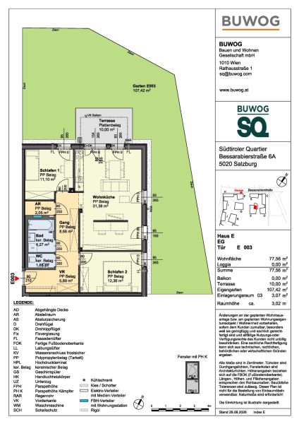 S�dtiroler Quartier - FAMILIENWOHNUNG MIT GARTEN - provisionsfrei direkt vom Bautr�ger /  / 5020&nbsp;Salzburg / Bild 1