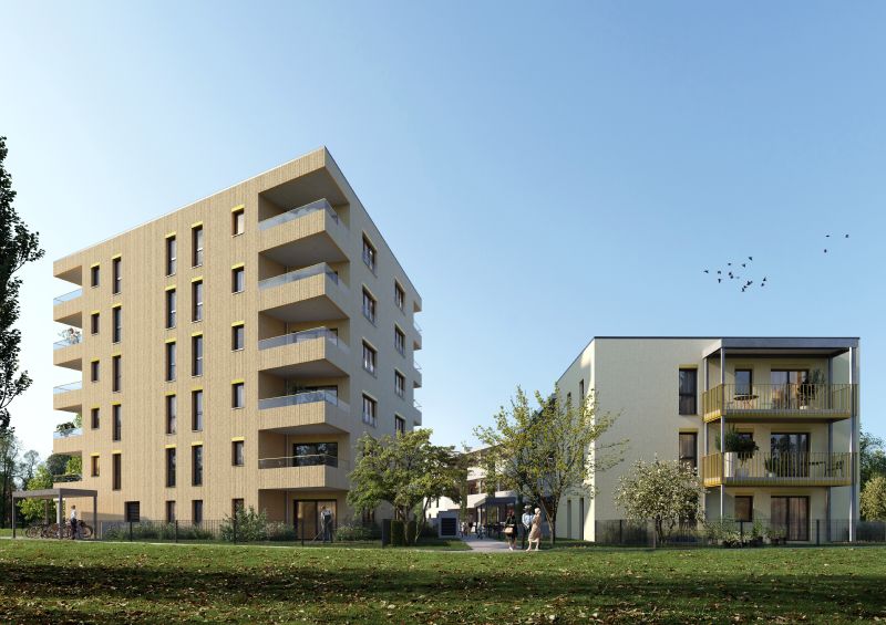 ERSTBEZUG 2-Zimmer-Wohnung mit Terrasse und Garten, Top 3