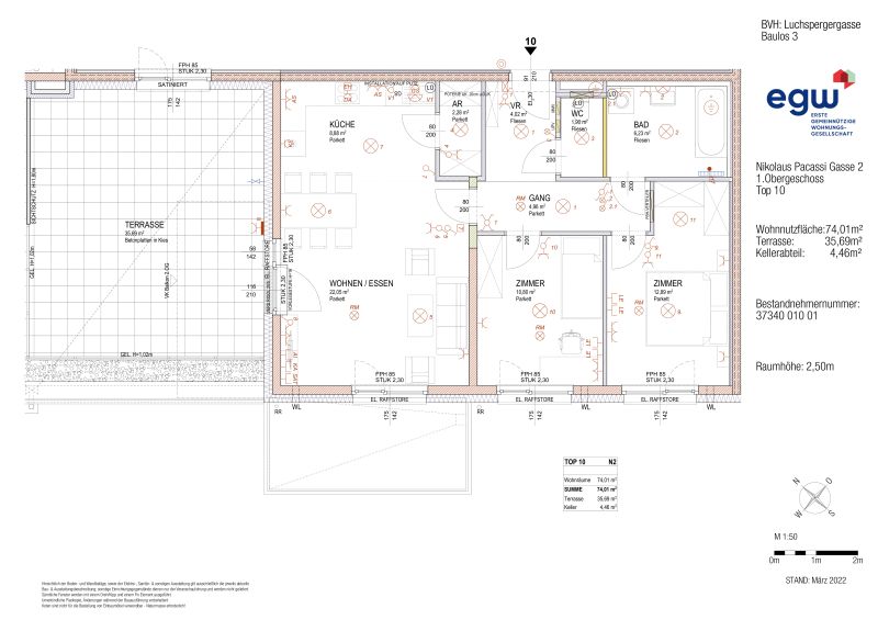 3-Zimmer-Wohnung mit Terrasse, Top 10 /  / 2700&nbsp;Wiener Neustadt / Bild 8