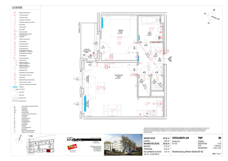 2-Zimmer-Wohnung mit Balkon, Top 8