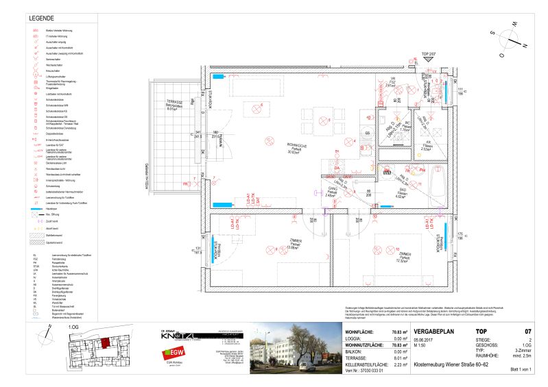 3-Zimmer-Wohnung mit Terrasse, Top 7 /  / 3400&nbsp;Klosterneuburg / Bild 6