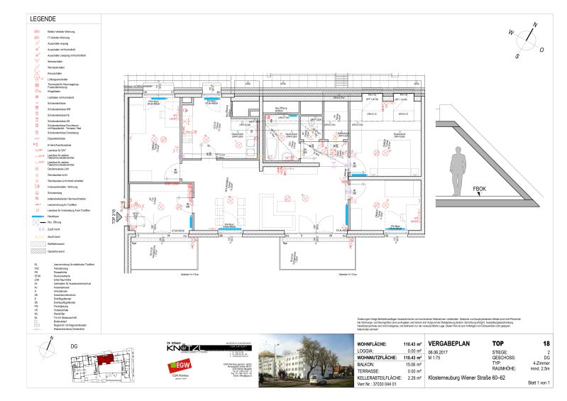4-Zimmer-Wohnung mit 2 Balkonen, Top 18 /  / 3400 Klosterneuburg / Bild 6
