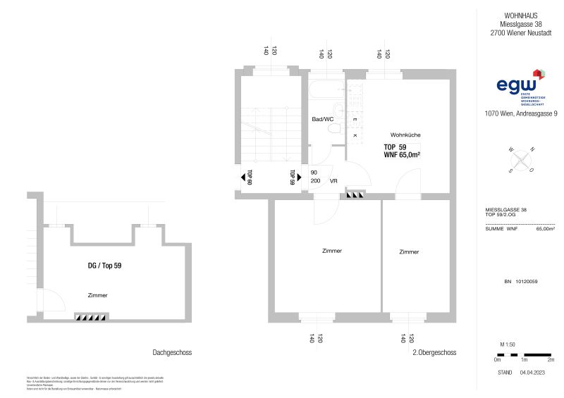 3-Zimmer-Wohnung, Top 59 /  / 2700&nbsp;Wiener Neustadt / Bild 3