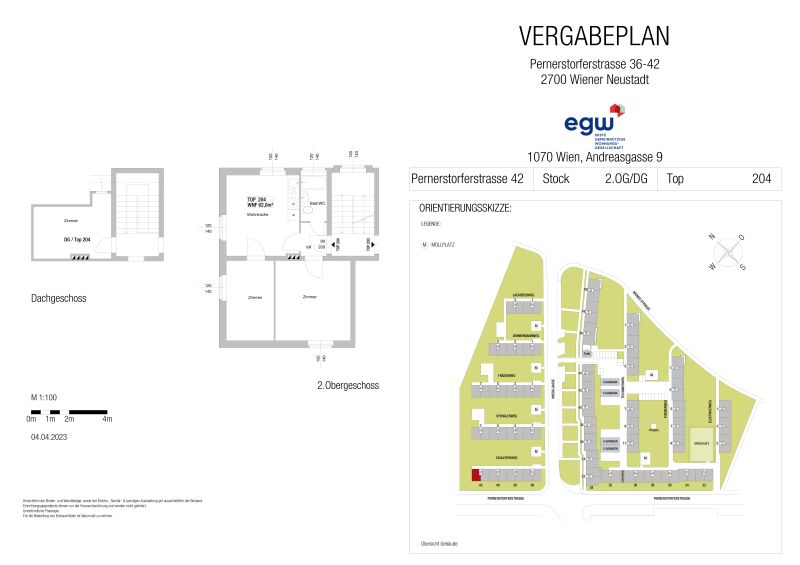 3-Zimmer-Wohnung, Top 204 /  / 2700&nbsp;Wiener Neustadt / Bild 4