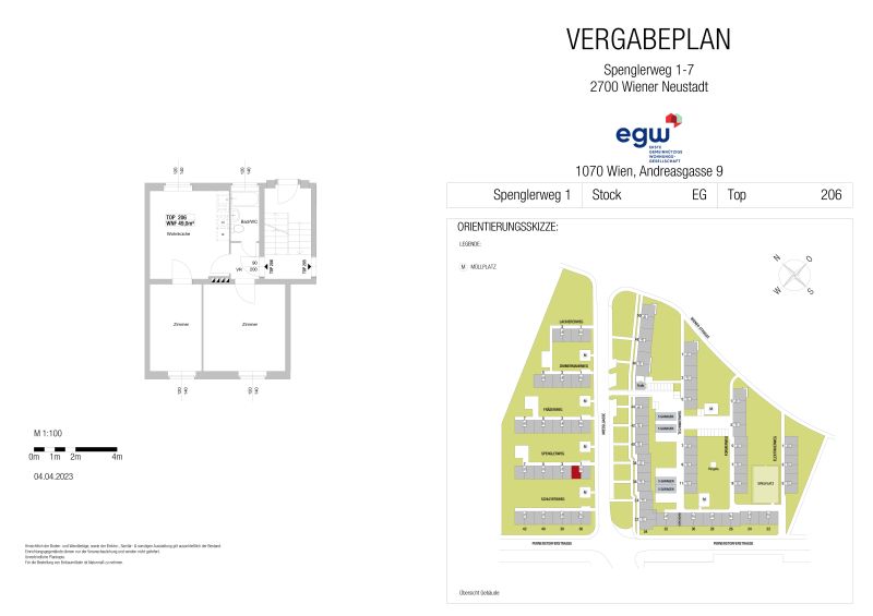 3-Zimmer-Wohnung, Top 206 /  / 2700 Wiener Neustadt / Bild 5