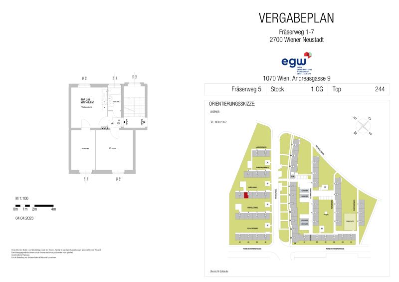 3-Zimmer-Wohnung, Top 244 /  / 2700&nbsp;Wiener Neustadt / Bild 5