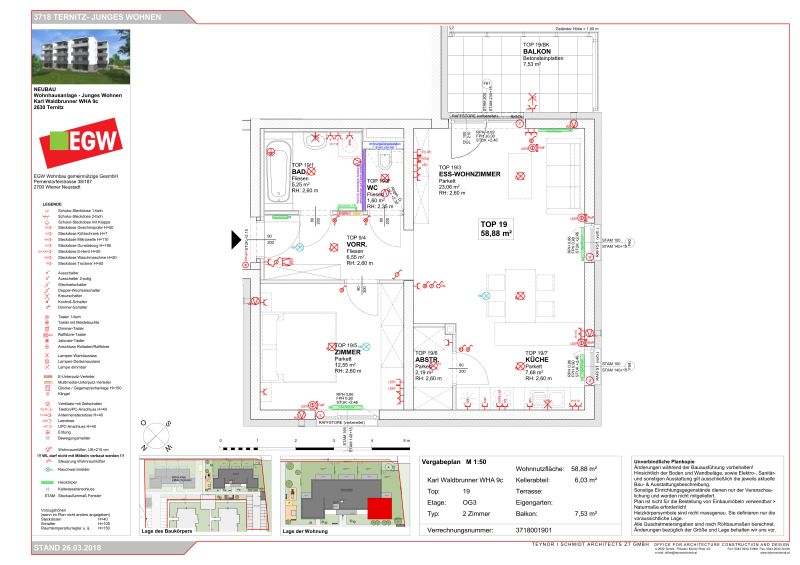 2-Zimmer-Wohnung mit Balkon, Top 19 / / 2630 Ternitz / Bild 0