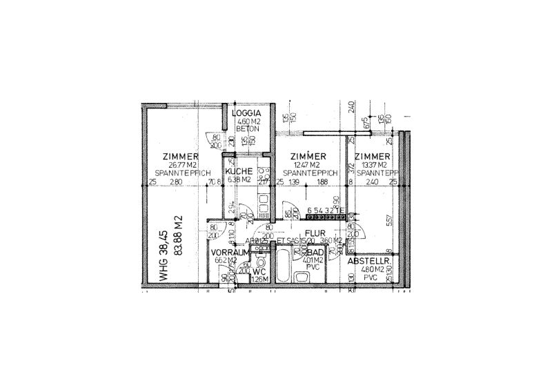 3-Zimmer-Wohnung mit Loggia, Top 45 /  / 3500 Krems / Bild 3