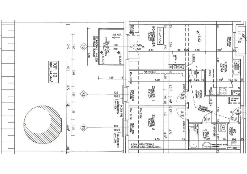 3-Zimmer-Wohnung mit Balkon, Top 10 /  / 2301&nbsp;Probstdorf / Bild 1