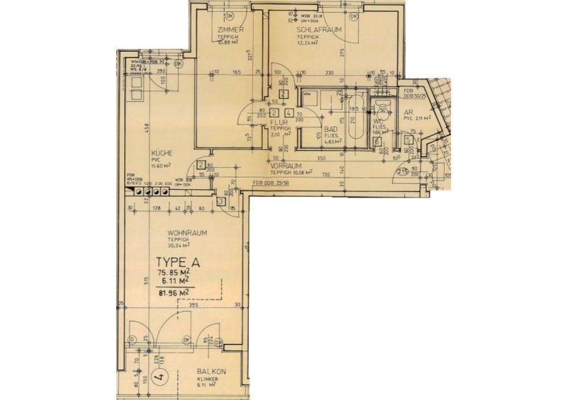 3-Zimmer-Wohnung mit Balkon, Top 215 /  / 2630&nbsp;Ternitz / Bild 1