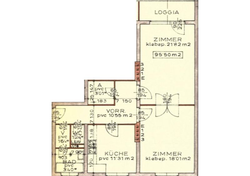 2-Zimmer-Wohnung mit Loggia, Top 27