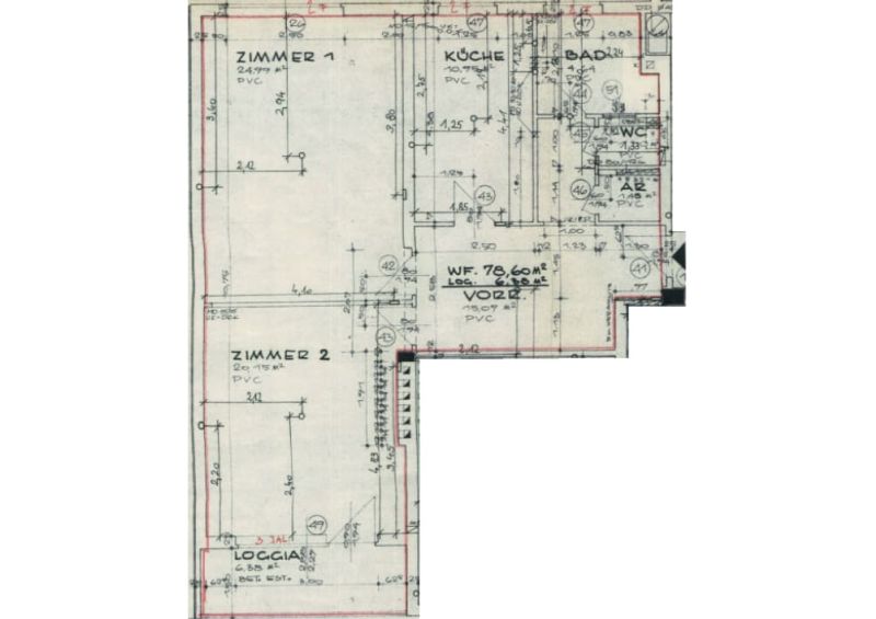 2-Zimmer-Wohnung mit Loggia, Top 6 / / 2700 Wiener Neustadt / Bild 6