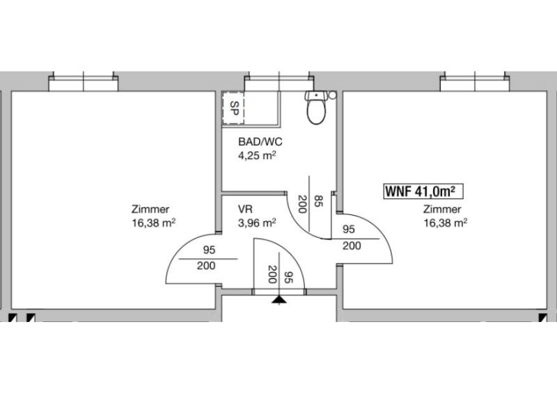 2-Zimmer-Wohnung, Top 107 /  / 2700 Wiener Neustadt / Bild 4