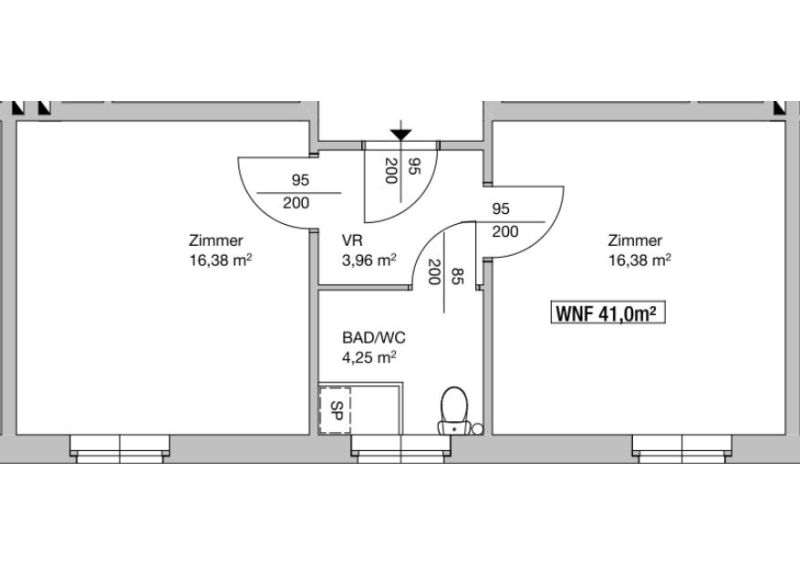 2-Zimmer-Wohnung, Top 117 /  / 2700&nbsp;Wiener Neustadt / Bild 4