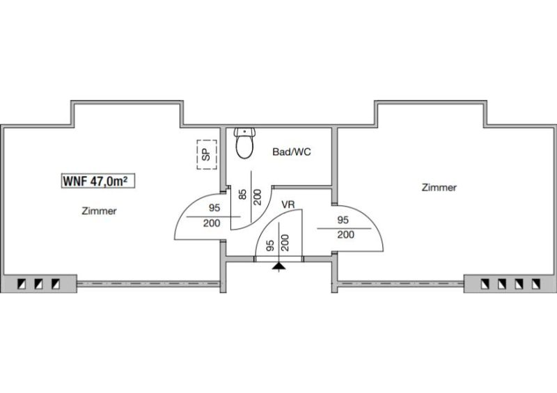 2-Zimmer-Wohnung, Top 126 / / 2700 Wiener Neustadt / Bild 4