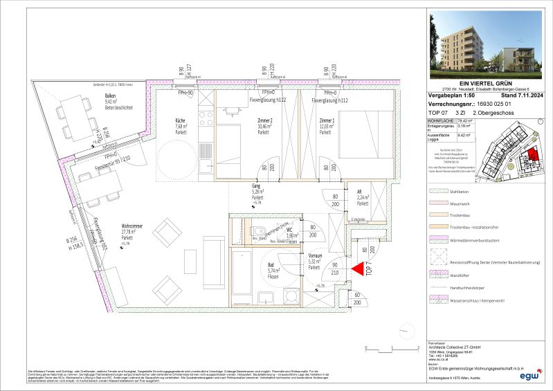 3-Zimmer-Wohnung mit Balkon, Top 7 /  / 2700&nbsp;Wiener Neustadt / Bild 14