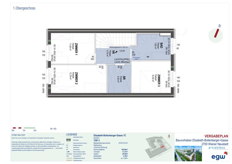 4-Zimmer-Wohnung mit Terrasse und Garten, Top 7C /  / 2700 Wiener Neustadt / Bild 5