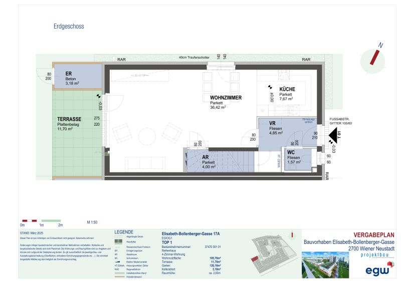 Reihenhaus mit Terrasse und Garten, Top 17A /  / 2700 Wiener Neustadt / Bild 5