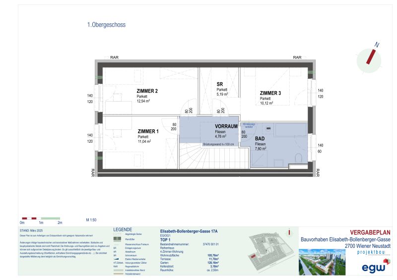 Reihenhaus mit Terrasse und Garten, Top 17A /  / 2700 Wiener Neustadt / Bild 6