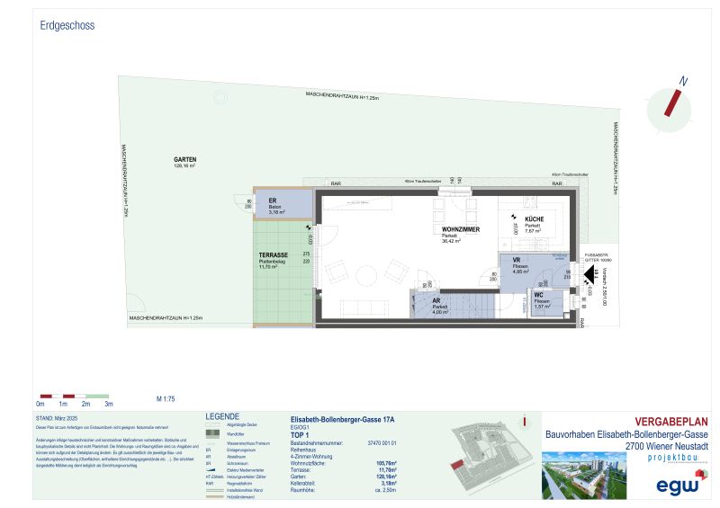 Reihenhaus mit Terrasse und Garten, Top 17A /  / 2700 Wiener Neustadt / Bild 7