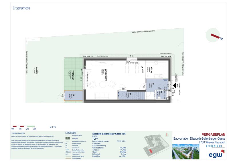 Doppelhaushlfte mit Terrasse und Garten, Top 15A /  / 2700 Wiener Neustadt / Bild 7