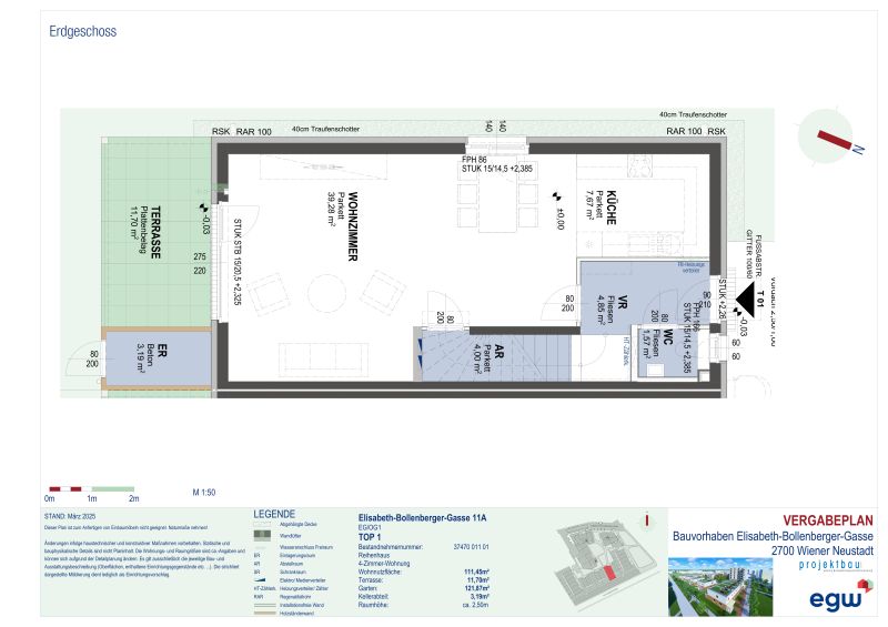 Doppelhaushlfte mit Terrasse und Garten, Top 11A /  / 2700 Wiener Neustadt / Bild 5