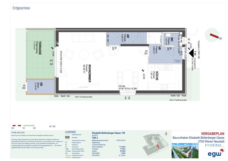 4-Zimmer-Wohnung mit Terrasse und Garten, Top 11B /  / 2700 Wiener Neustadt / Bild 1