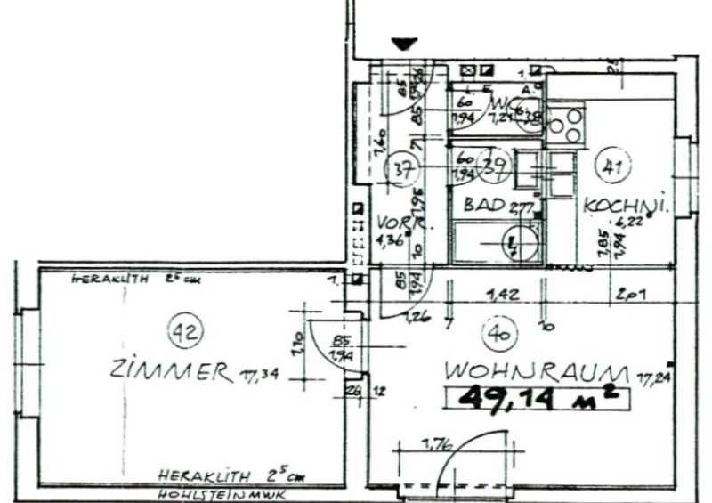 2-Zimmer-Wohnung, Top 3