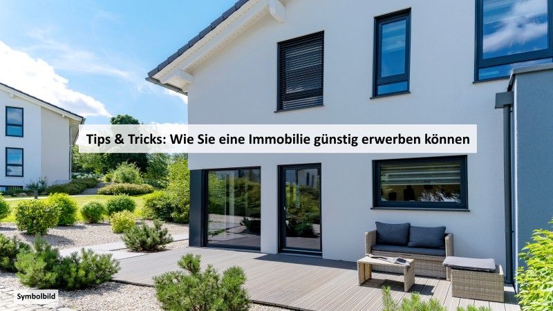 Einfamilien-Doppelhaush�lfte mit Garten, Carport und Terrasse