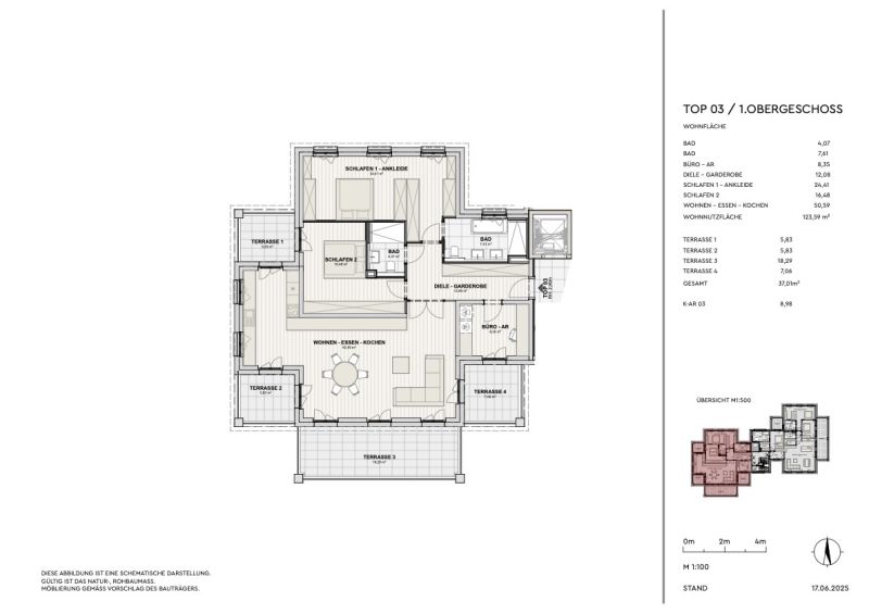 Premium-Wohnung Top 3: Neubauprojekt Palladio /  / 5020 Salzburg / Bild 8