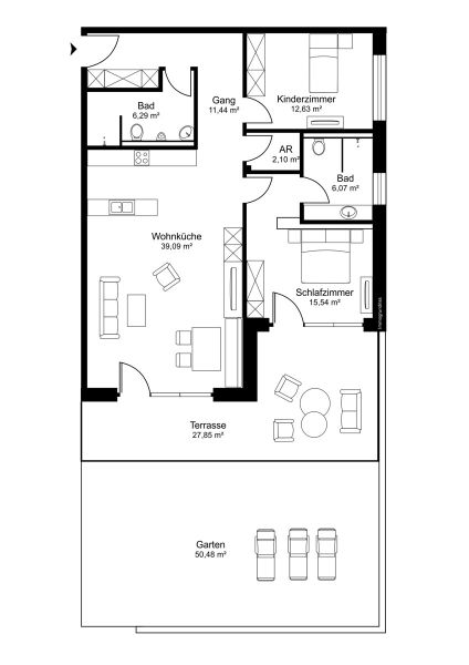 Ski & Panorama Living - Gartenwohnung Top 2 /  / 5753 Saalbach-Hinterglemm / Bild 8