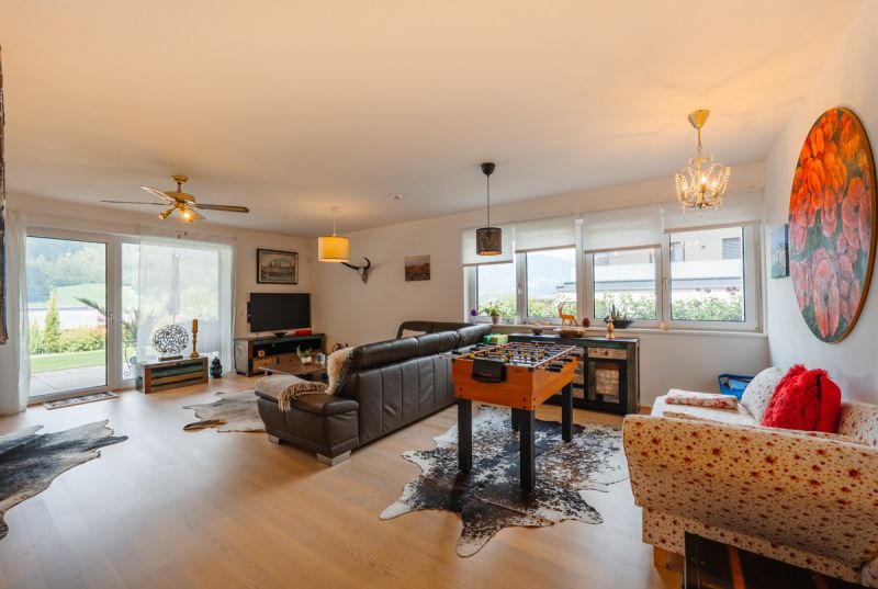 Garten mit Aussicht in Flachau: 4-Zimmer-Wohnung in Ruhelage /  / 5542 Flachau / Bild 5
