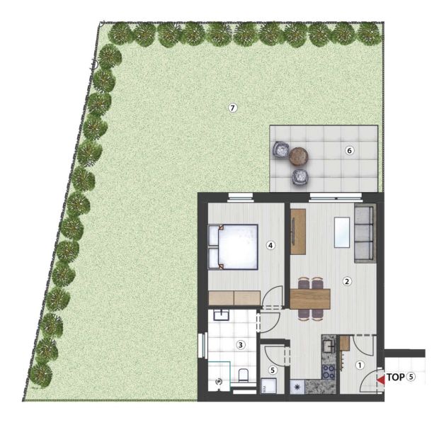 Neubauprojekt Salamander - Gartenwohnung Top 5 /  / 5632 Dorfgastein / Bild 7