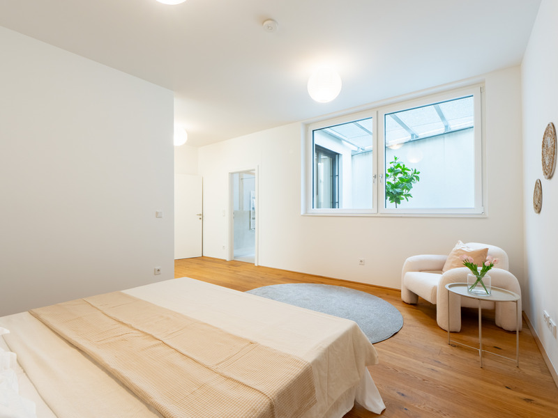 Viel Platz f�r ganz viel Familie. Gro�z�gige 5-Zimmer Gartenwohnung in bester Lage. 200m von der oberen Alten Donau  /  / 1220&nbsp;Wien / Bild 2