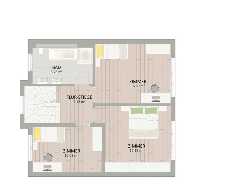 4-Zimmer Einzelhaus nahe der U2-Station Seestadt. 128 m Wohnglck auf 278 m Grundanteilsflche /  / 1220 Wien / Bild 4