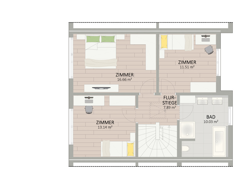 Sofort einziehen: 4-Zimmer-Haus mit PV am Dach, Vollkeller, Garten. Im Grnen beim Badeteich Hirschstetten /  / 1220 Wien / Bild 4