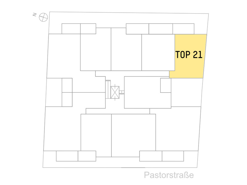 Jackpot: Freundliche 2-Zimmer Wohnung im Grnen. Nur 800m zur U1 sowie S1, S2 und S7 /  / 1210 Wien / Bild 1