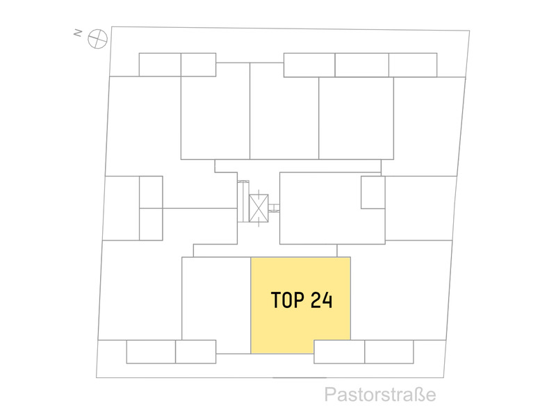 3-Zimmer Wohnung mit perfektem Grundriss. Nur 800m zur U1 sowie S1, S2 und S7 /  / 1210 Wien / Bild 1