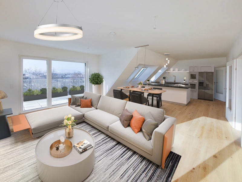 Moderne 4-Zimmer Penthouse-Wohnung mit extra viel Platz für ganz viel Extravaganz /  / 1210 Wien / Bild 7