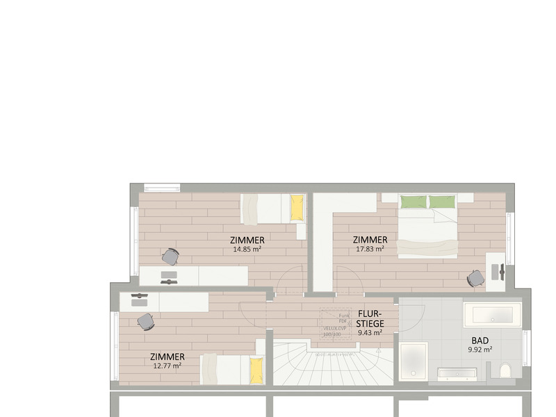 Wohnen beim Wein. 4-Zimmer Wohntraum mit Wrmepumpe auf 127 m  /  / 2103 Langenzersdorf / Bild 3
