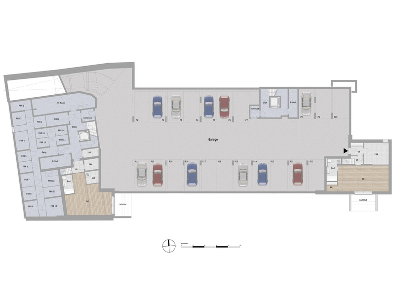 Reprsentative 4-Zimmer Wohnung auf 163 m Wohnflche. Ausgeklgelter Grundriss - und 2 Terrassen. /  / 1220 Wien / Bild 6