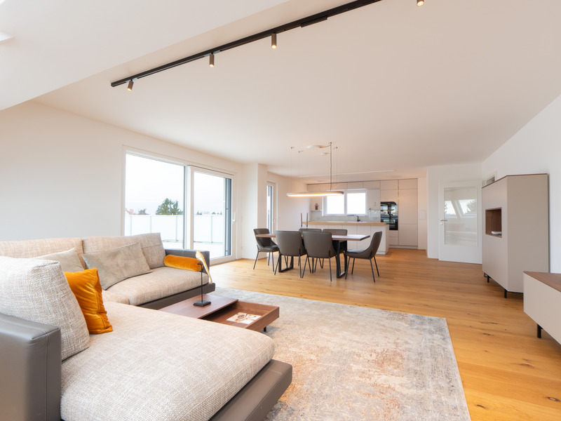 Gleich einziehen: Aussicht mit Weitsicht bietet dieses feine 4-Zimmer Penthouse mit 157 m² in Aspern / / 1220 Wien / Bild 1