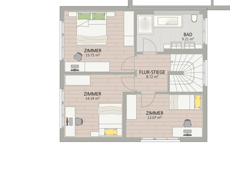 1210, Voltelinistra�e, Wohnen im Gr�nen bei der Neuen Donau, Reihenhaus  /  / 1210&nbsp;Wien / Bild 2