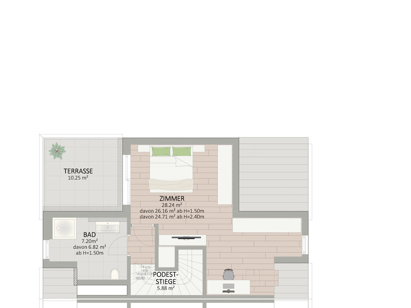 1220, Florian-Berndl-Gasse, Nur 150 m Luftlinie zur unteren Alten Donau, Doppelhaus  /  / 1220 Wien / Bild 4